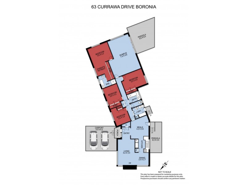 63 Currawa Drive, Boronia VIC 3155 Floorplan