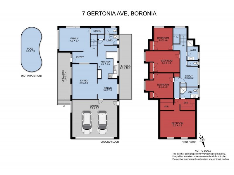 7 Gertonia Avenue, Boronia VIC 3155 Floorplan