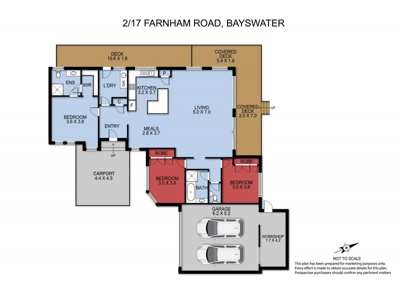 2/17 Farnham Road, Bayswater VIC 3153 Floorplan