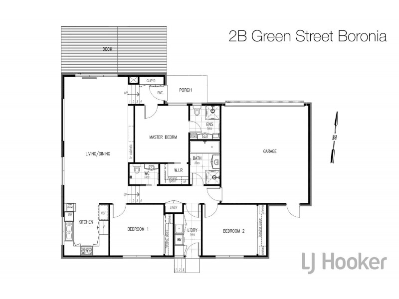2B Green Street, Boronia VIC 3155 Floorplan