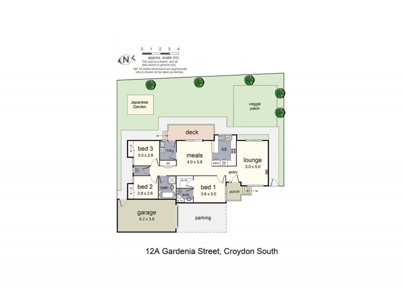 12A Gardenia Street, Croydon South VIC 3136 Floorplan