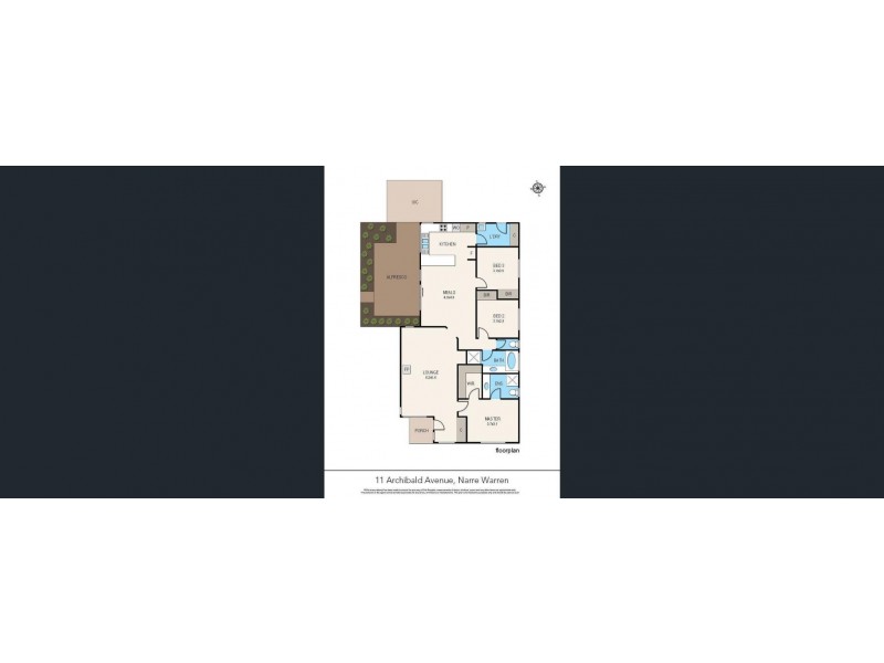 11 Archibald Avenue, Narre Warren VIC 3805 Floorplan