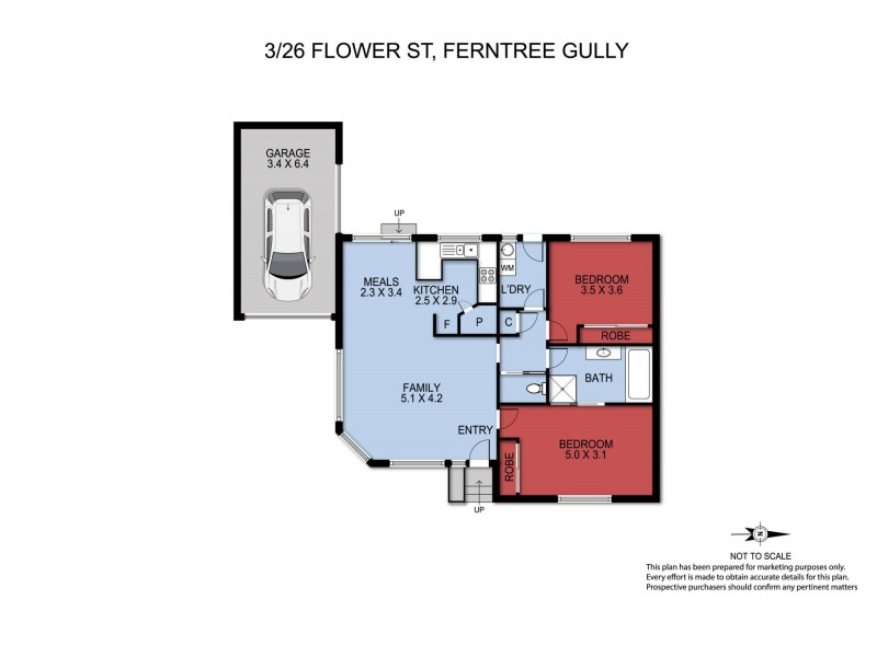3/26 Flower Street, Ferntree Gully VIC 3156 Floorplan