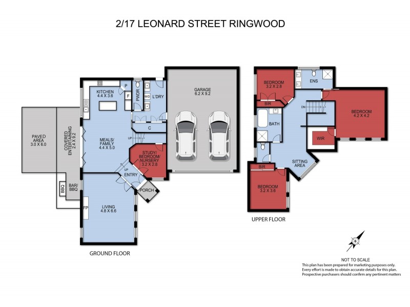 2/17 Leonard Street, Ringwood VIC 3134 Floorplan