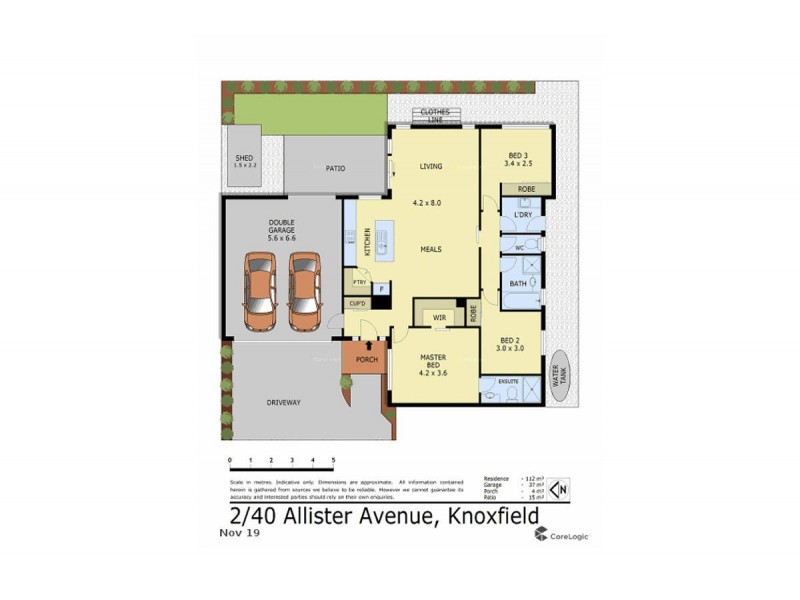 2/40 Allister Close, Knoxfield VIC 3180 Floorplan