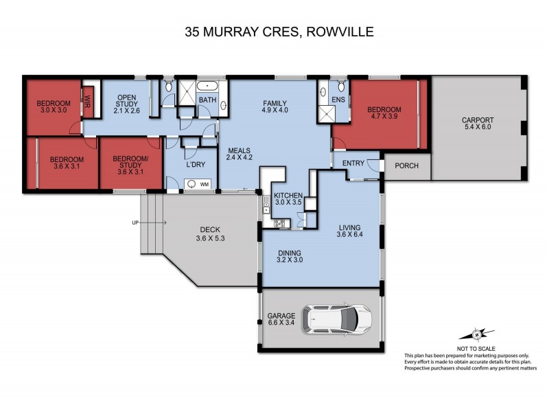 35 Murray Crescent, Rowville VIC 3178 Floorplan