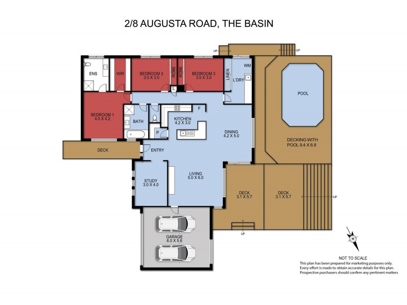 2/8 Augusta Road, The Basin VIC 3154 Floorplan