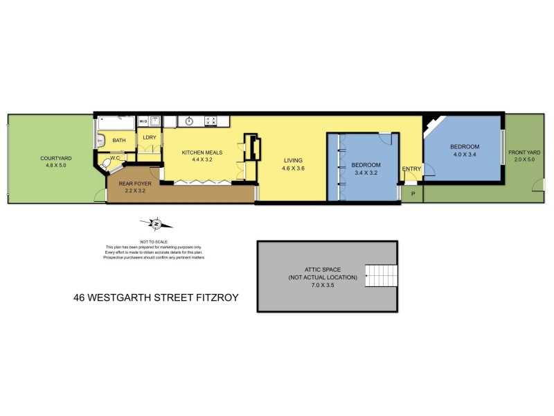 46 Westgarth Street, Fitzroy VIC 3065 Floorplan