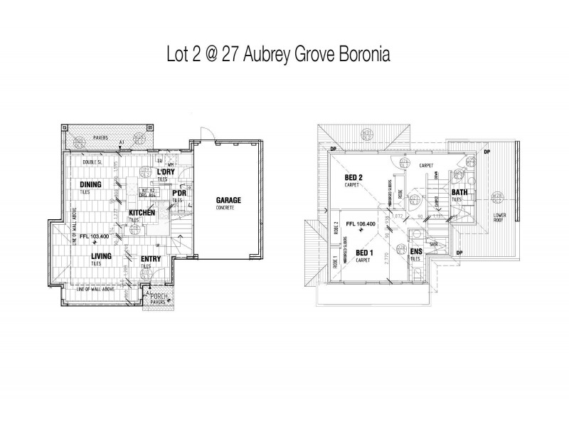 2/27 Aubrey Grove, Boronia VIC 3155 Floorplan