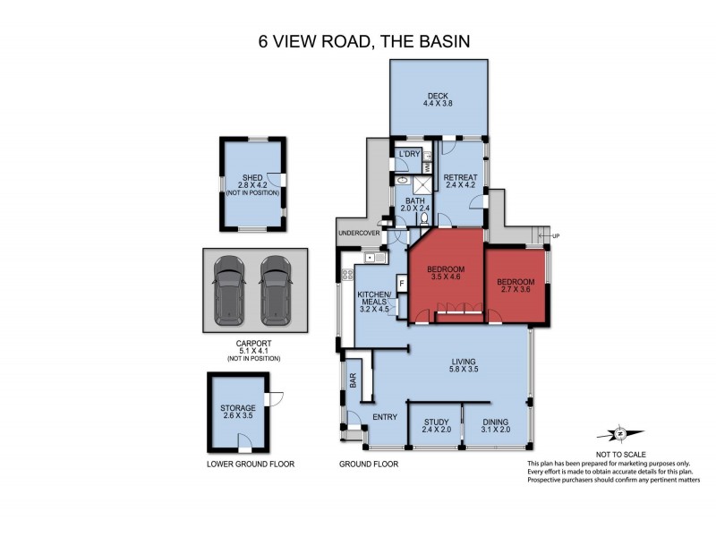 6 View Road, The Basin VIC 3154 Floorplan