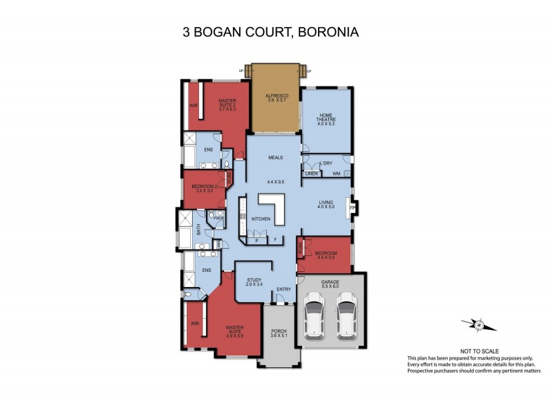 3 Bogan Court, Boronia VIC 3155 Floorplan