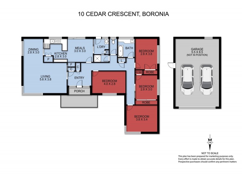 10 Cedar Crescent, Boronia VIC 3155 Floorplan