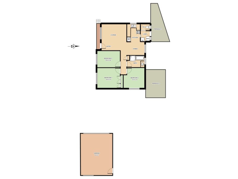 7 Blythe Avenue, Boronia VIC 3155 Floorplan