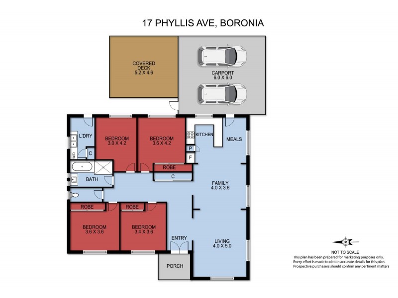 17 Phyllis Avenue, Boronia VIC 3155 Floorplan