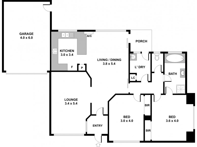 1/31-33 Albert Avenue, Boronia VIC 3155 Floorplan