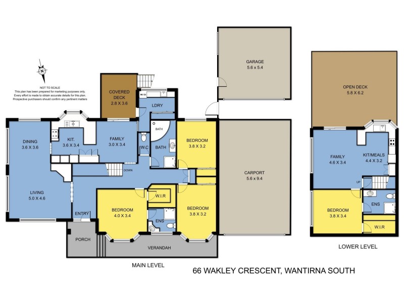 66 Wakley Crescent, Wantirna South VIC 3152 Floorplan