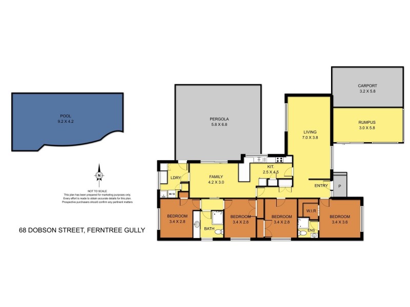 68 Dobson Street, Ferntree Gully VIC 3156 Floorplan