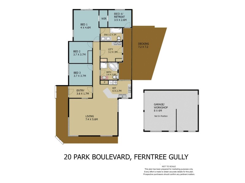 20 Park Boulevard, Ferntree Gully VIC 3156 Floorplan