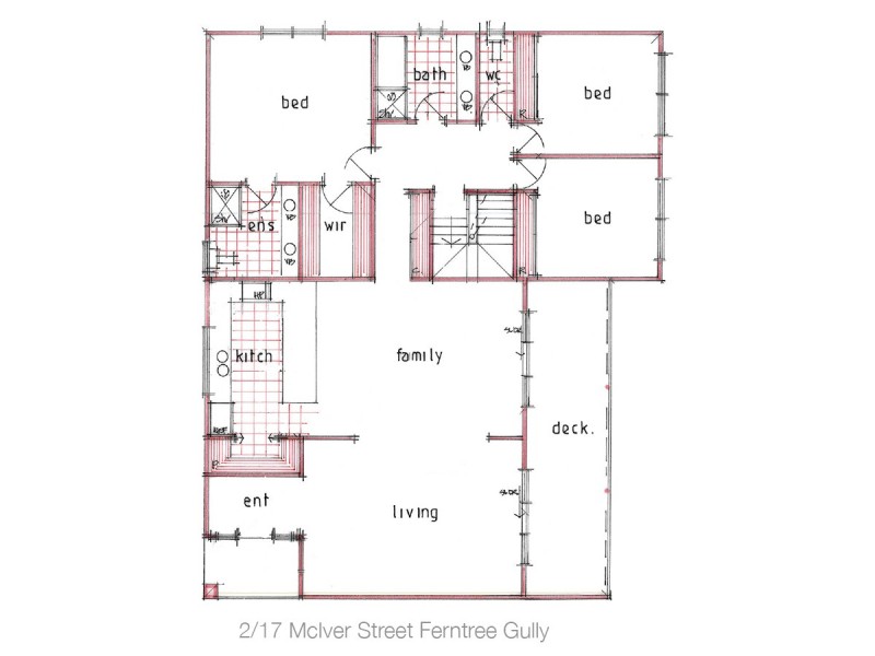 2/17 McIver Street, Ferntree Gully VIC 3156 Floorplan