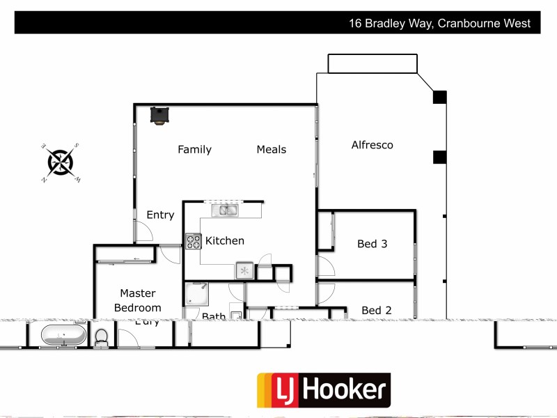 16 Bradley Way, Cranbourne West VIC 3977 Floorplan