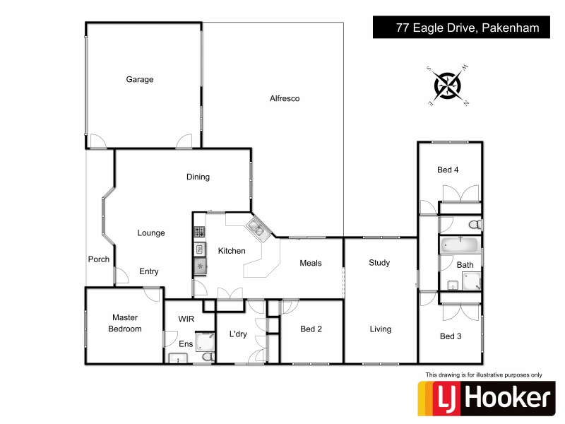 77 Eagle Drive, Pakenham VIC 3810 Floorplan
