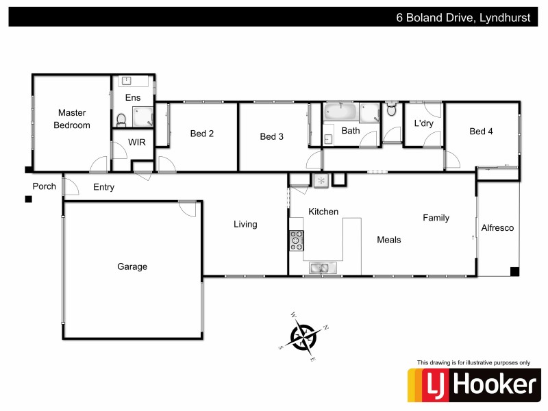 6 Boland Drive, Lyndhurst VIC 3975 Floorplan