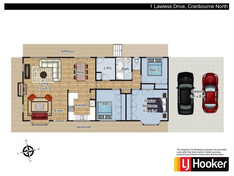 1 Lawless Drive, Cranbourne North VIC 3977