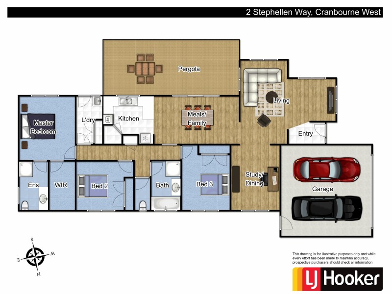 2 Stephellen Way, Cranbourne West VIC 3977 Floorplan