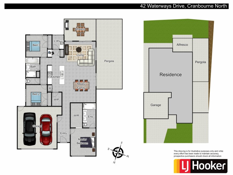 42 Waterways Drive, Cranbourne North VIC 3977 Floorplan