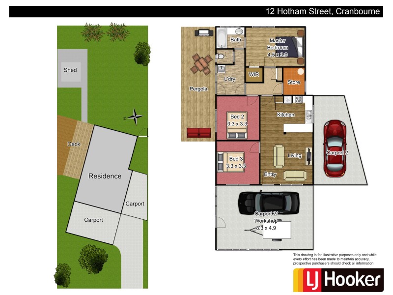 12 Hotham Street, Cranbourne VIC 3977 Floorplan