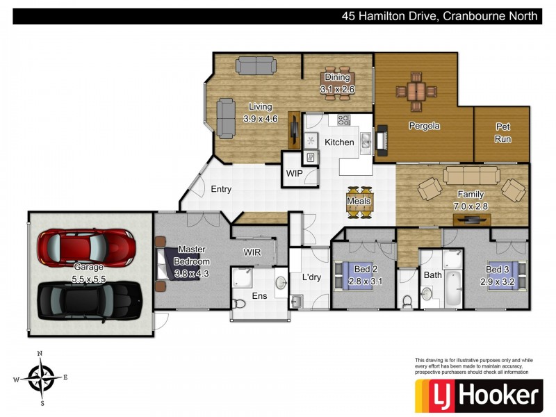 45 Hamilton Drive, Cranbourne North VIC 3977