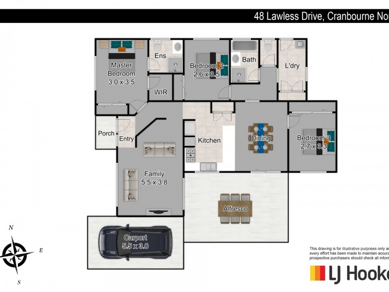 48 Lawless Drive, Cranbourne North VIC 3977