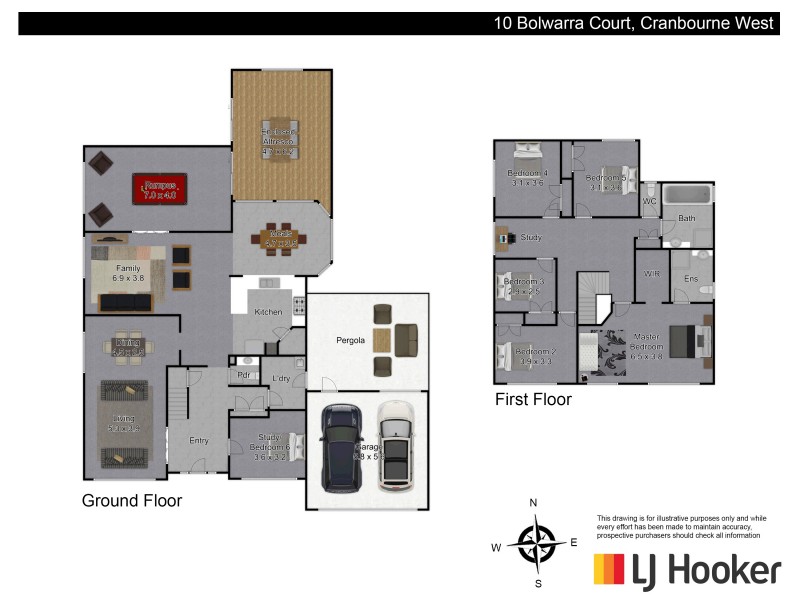 10 Bolwarra Court, Cranbourne West VIC 3977 Floorplan