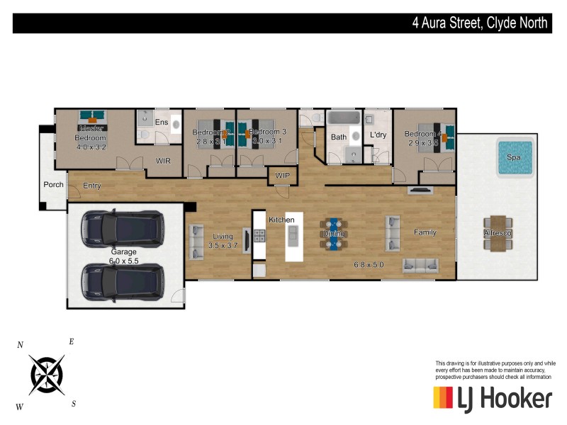 4 Aura Street, Clyde North VIC 3978 Floorplan