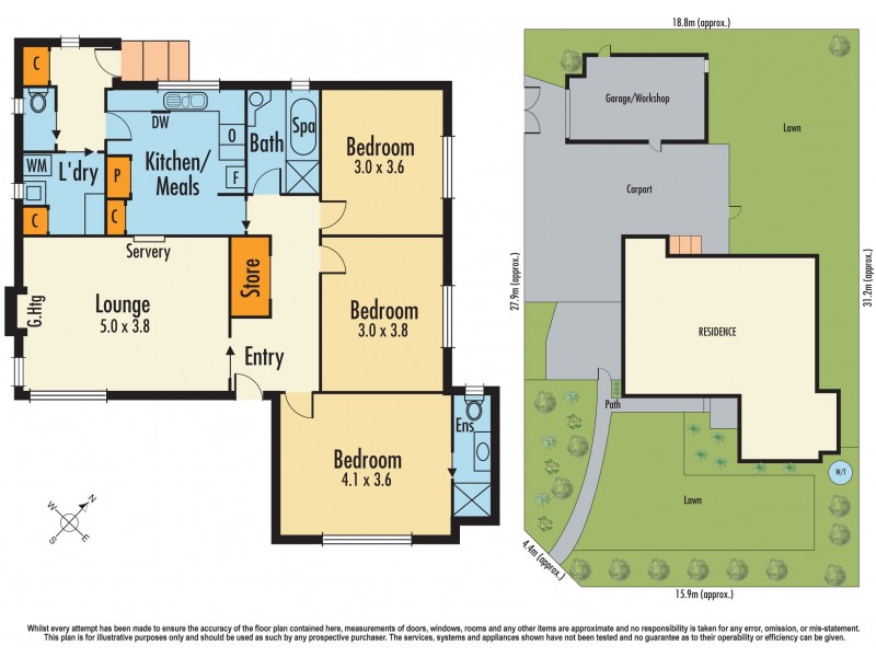 8 Sutherland Road, Dandenong VIC 3175 Floorplan