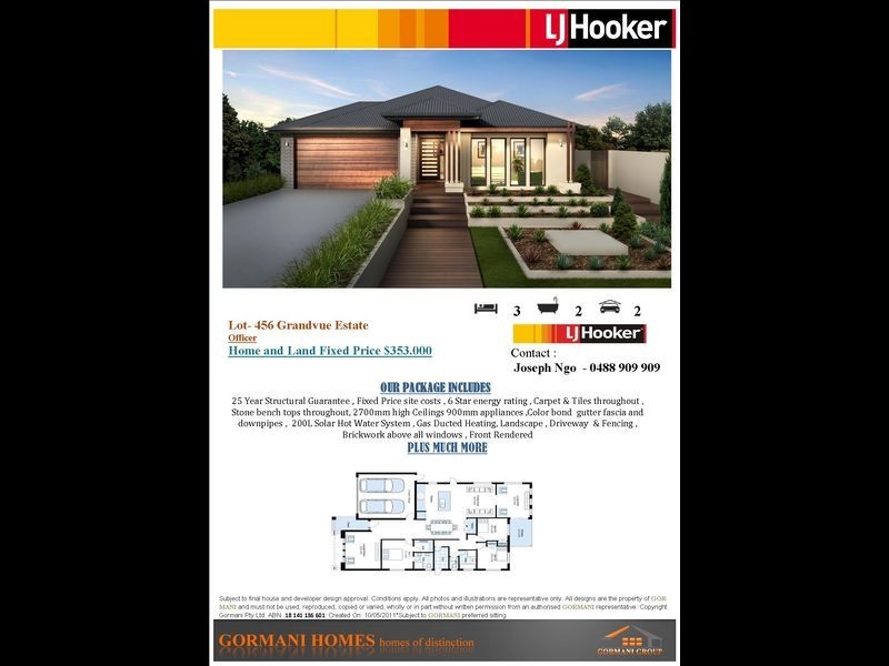 LOT 456 Grandvue Estate, Officer VIC 3809