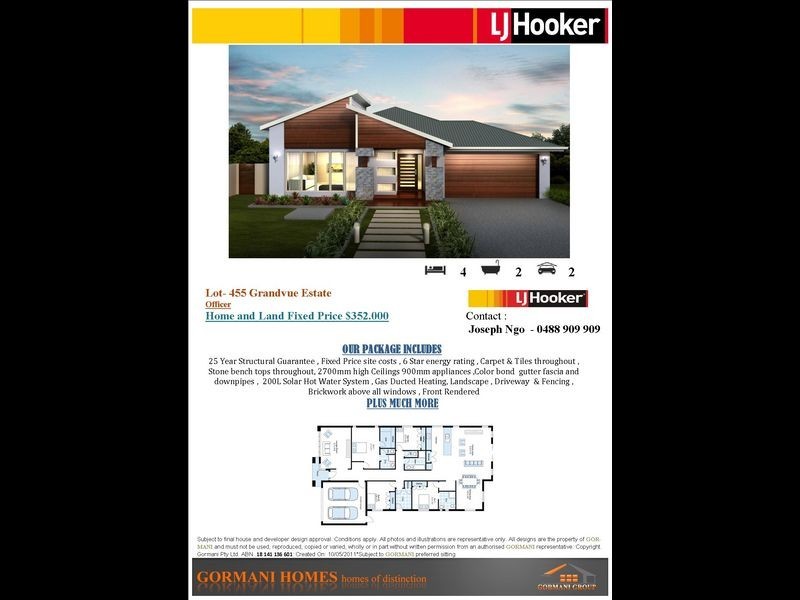 LOT 455 Grandvue Estate, Officer VIC 3809