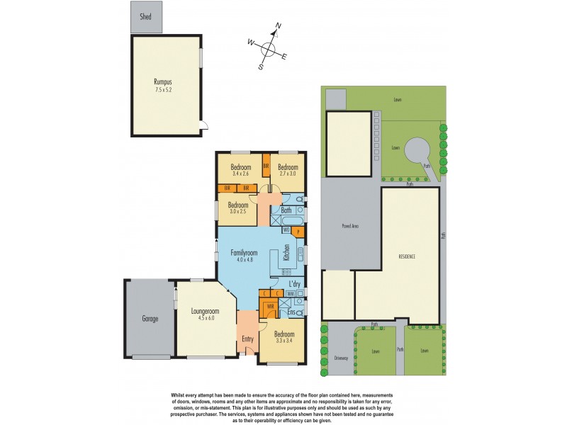 4 Tomasetti Crescent, Narre Warren VIC 3805 Floorplan