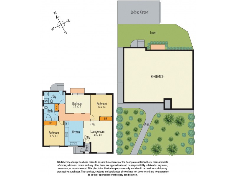 1/33 Latham Crescent, Dandenong North VIC 3175 Floorplan