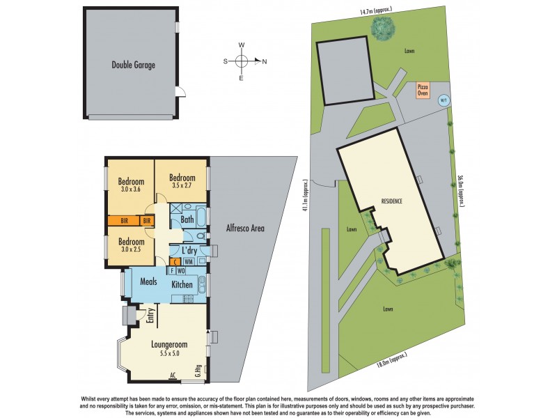 8 Taurus Avenue, Dandenong North VIC 3175 Floorplan