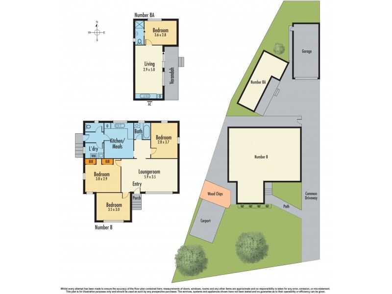 8 & 8A Blossom Drive, Doveton VIC 3177 Floorplan