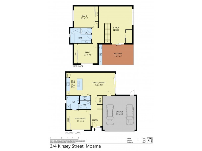 Apartment 3/4 Kinsey Street, Moama NSW 2731 Floorplan