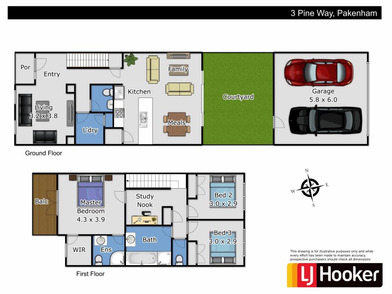 3 Pine Way, Pakenham VIC 3810 Floorplan