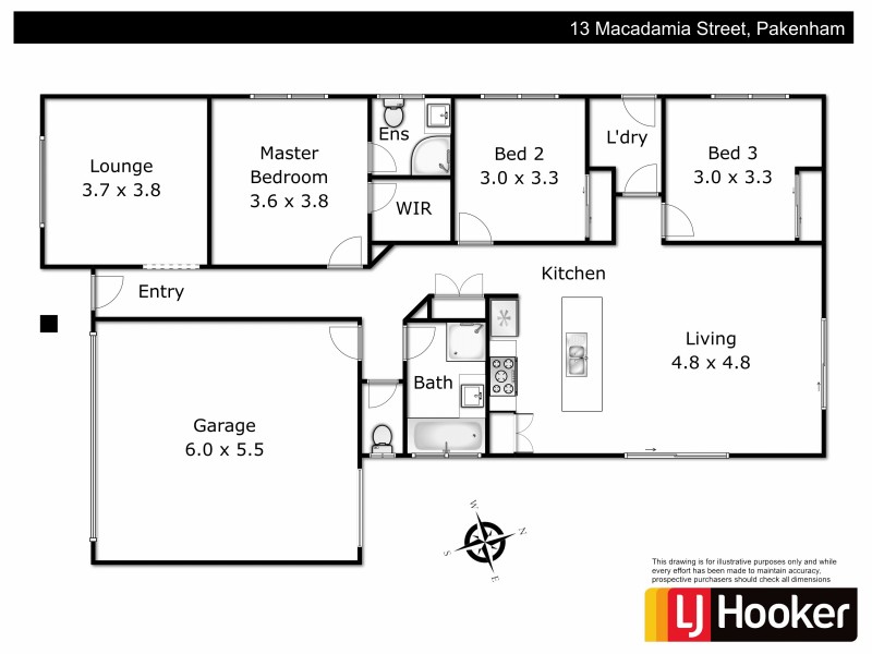13 Macadamia Street, Pakenham VIC 3810 Floorplan