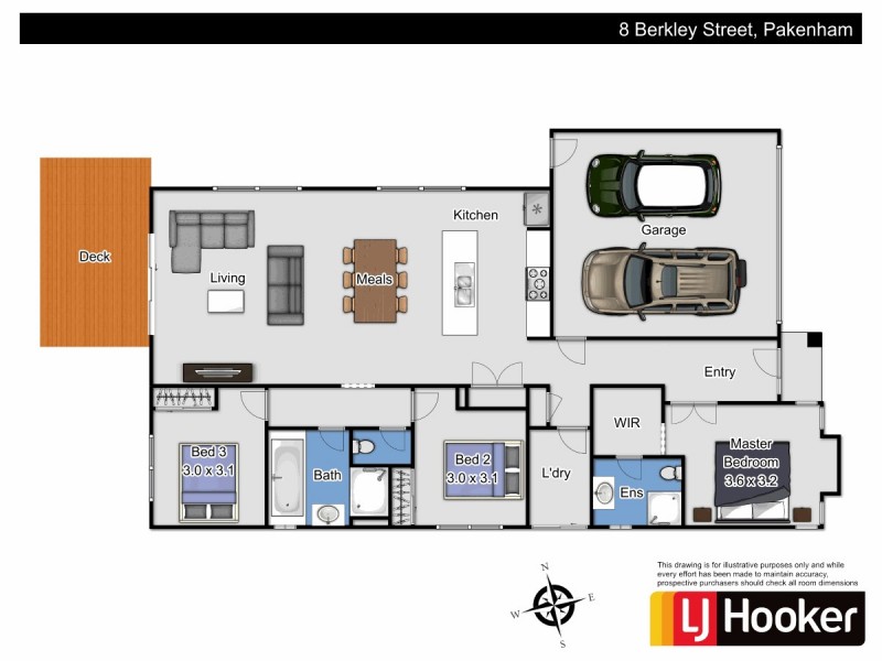 8 Berkley Street, Pakenham VIC 3810 Floorplan