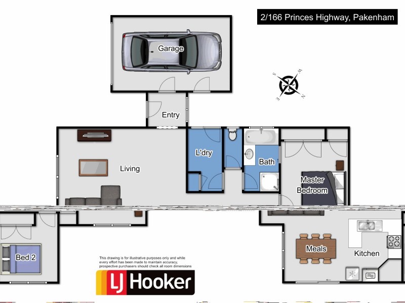 2/166 Princes Highway, Pakenham VIC 3810 Floorplan