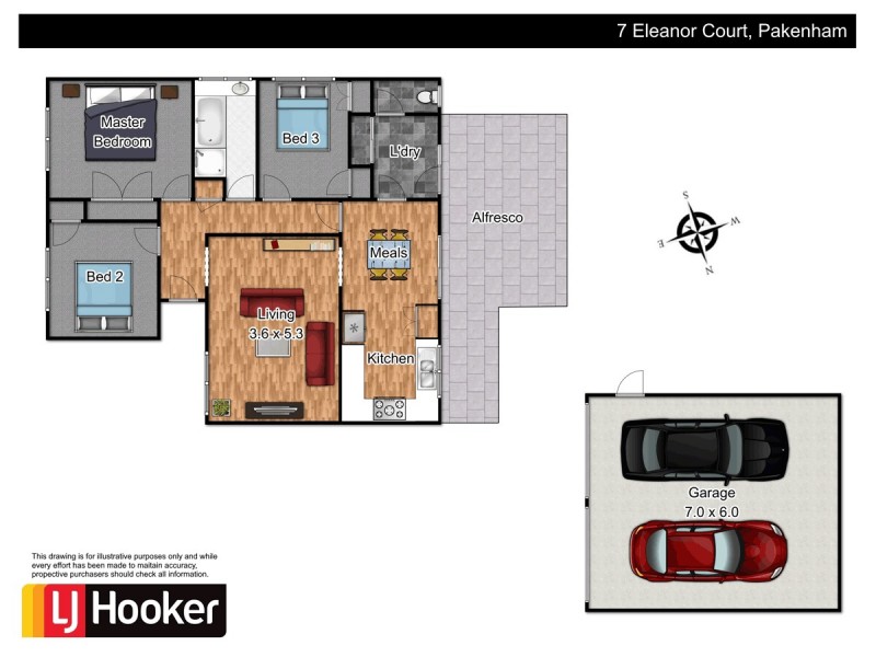 7 Eleanor Court, Pakenham VIC 3810 Floorplan
