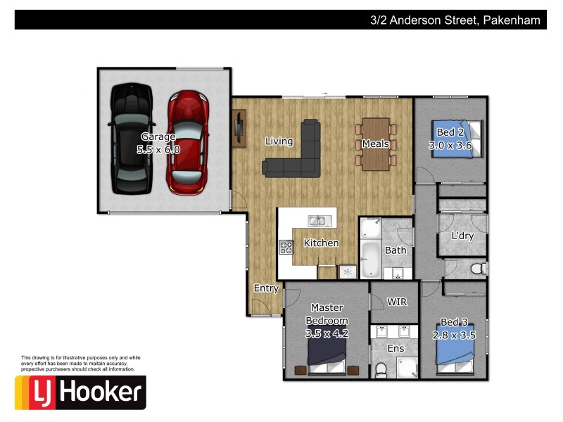Unit 3/2 Anderson Street, Pakenham VIC 3810 Floorplan