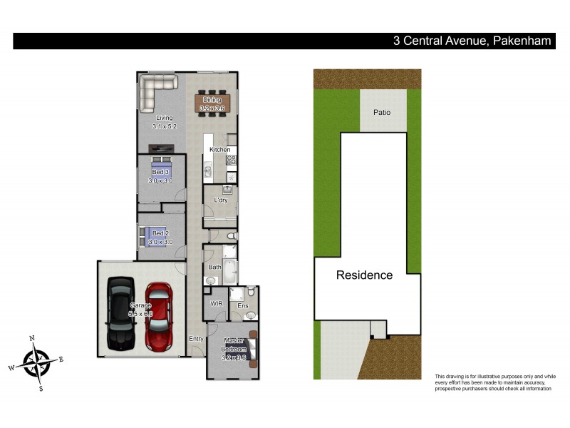 3 Central Avenue, Pakenham VIC 3810 Floorplan