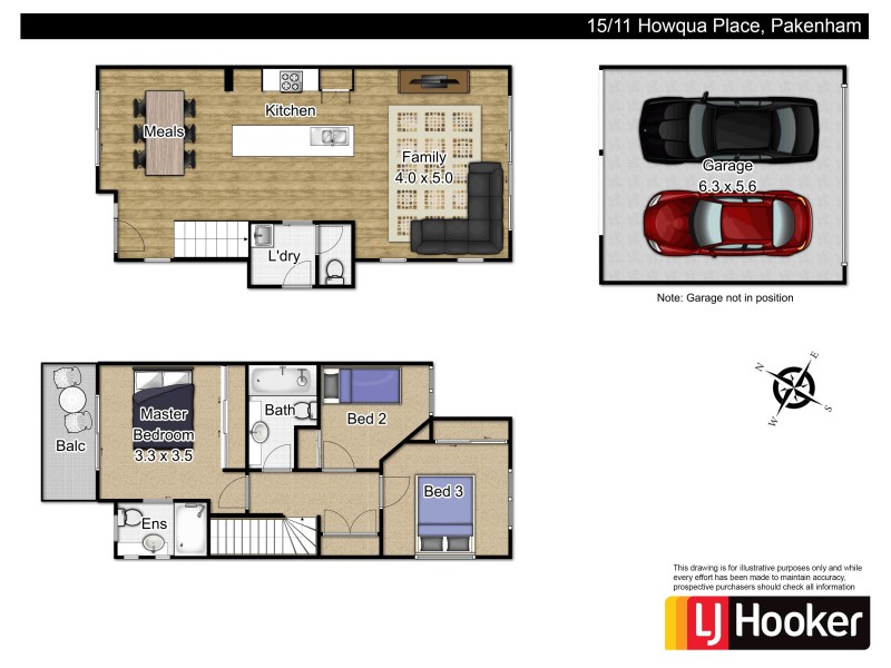 15/11 Howqua Place, Pakenham VIC 3810 Floorplan